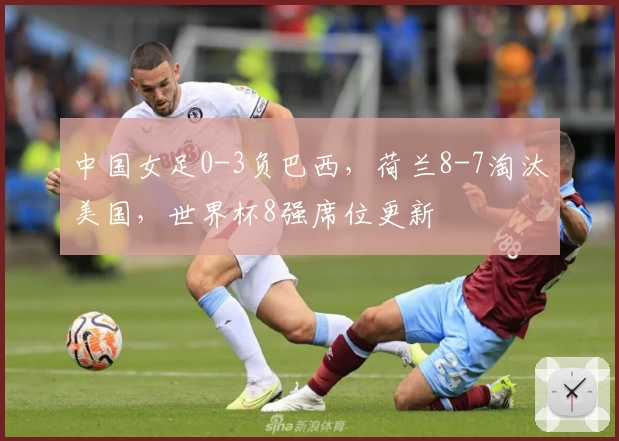 中国女足0-3负巴西，荷兰8-7淘汰美国，世界杯8强席位更新